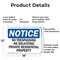 Signmission No Trespassing No Soliciting Private Residential OSHA Notice Sign, Aluminum, 18in W x 12in L, 2PK OS-2PACK-NS-A-1218-L-14942 - alternate 2